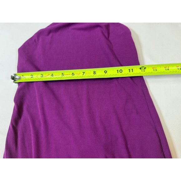 NWT Michael Costello X Revolve Purple Halter Neck Mini Dress Small (bin FF101) - Picture 8 of 9